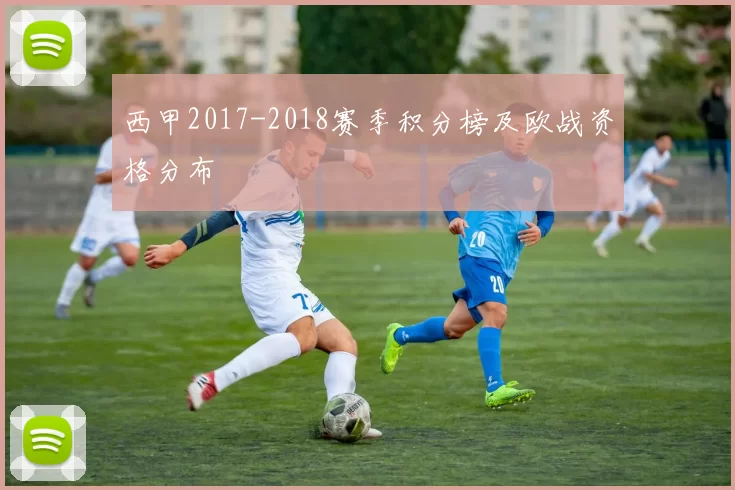西甲2017-2018赛季积分榜及欧战资格分布