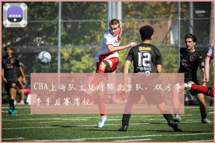 CBA上海队主场对阵北京队，双方争夺季后赛席位