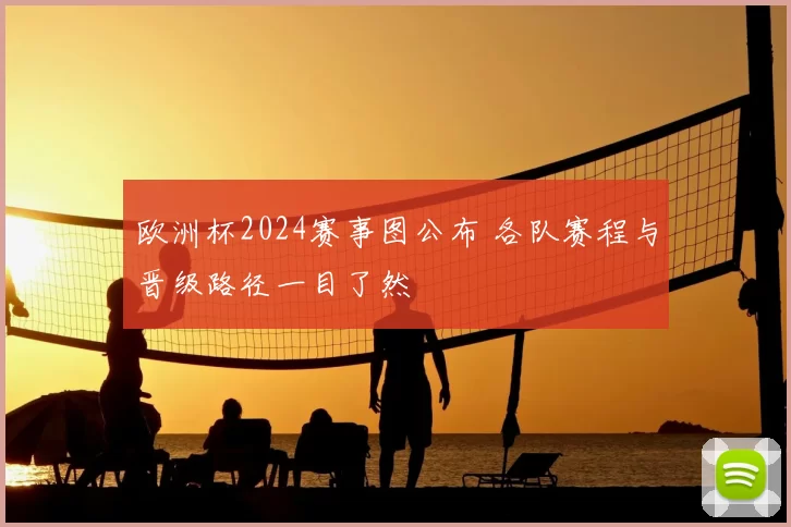 欧洲杯2024赛事图公布 各队赛程与晋级路径一目了然